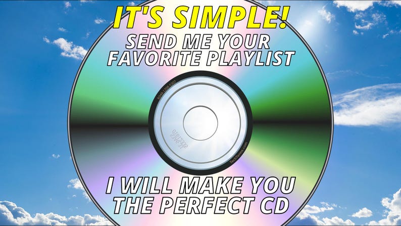 Gravure personnalisée de CD Mixtape - 1 heure et 20 minutes de toutes les chansons que vous voulez image 3