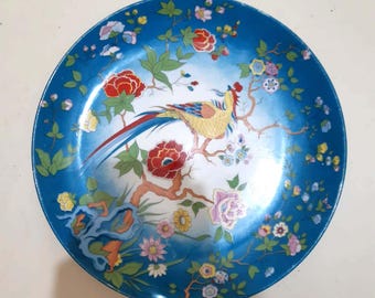 Vintage Pfauenteller