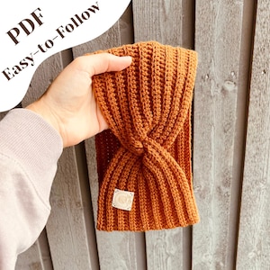 Crochet Twisted Headband Pattern: Easy Fall Project (PDF Download)
