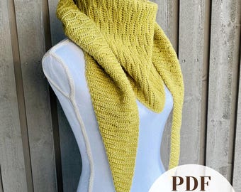 Crochet Scarf Pattern: Easy-to-follow PDF Tutorial (Digital Download)