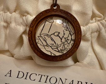Reading Shepardess Necklace | Bookish Necklaces Collection