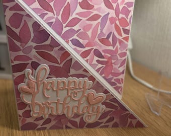 誕生日手作りカード