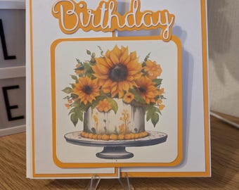 Birthday Cake Handmade Card