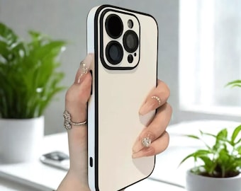 PU Leather iPhone Case – Matte, Card Holder & Dual-Layer Protection