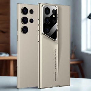 Matte Samsung Galaxy Case | S22 S23 S24 S25 Ultra, Full Lens Guard