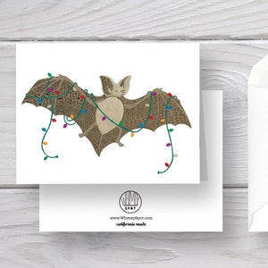 Karta nietoperza wampira-Nietoperz wampira-Karta nietoperza-Karta na Halloween-Kartka świąteczna-Życzenia nietoperza-Halloween-Boże Narodzenie-Sztuka nietoperza-Słodki nietoperz