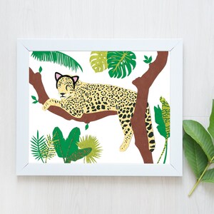 PRE-ORDER-Jaguar Print-Jaguar-Jaguar Art-Cat Print-Nursery Decor-Nursery Wall Art-Jaguar Wall Art-Jungle Art-Kids Room-Jungle Decor