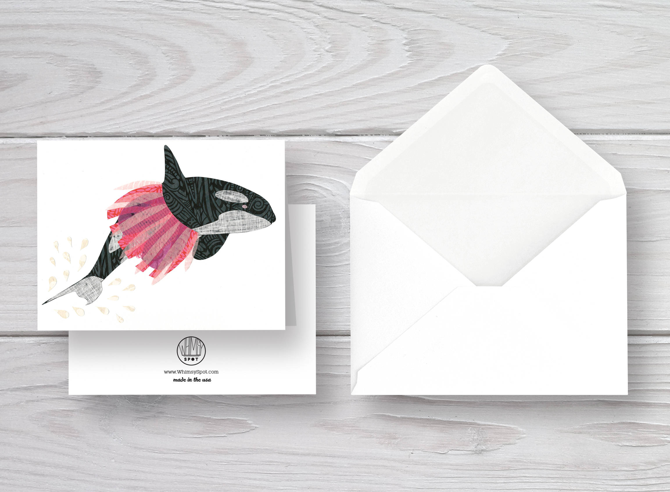 Orca Cardkiller Whaleballerinaballerina Cardorca Artwhale Print