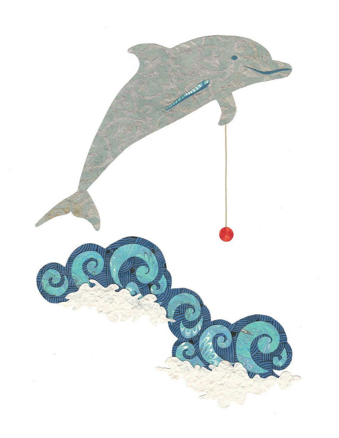 Dolphin Card-Dolphin-Dolphin Print-Ocean Card-Ocean | Etsy