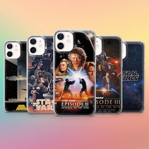 Coque Star Wars La Revanche des Sith pour iPhone 17Pro, 17, 16, 16Pro, 15, 14, 13, Samsung S26, S25, A57, A36, A17, Pixel 10Pro, 10, 9A