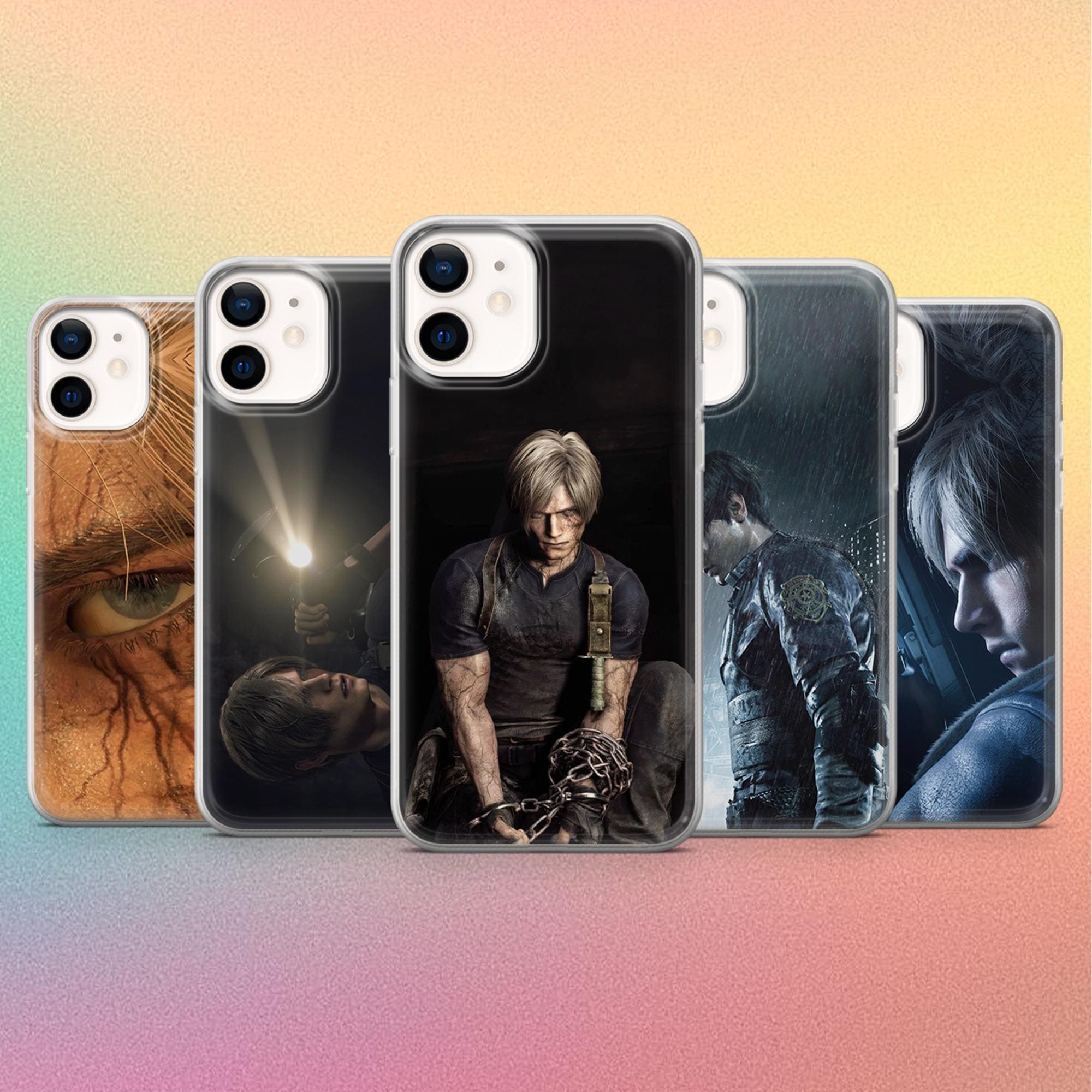 Leon S Kennedy Phone Case Resident Evil Requiem Cover for iPhone