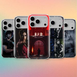 Cover per telefono Resident Evil Requiem per iPhone 17Pro, 17e, 16, 16Pro, 15, 14, 13, Samsung S26, S25, S24, A56, A16, Pixel 10Pro, 10A, 9Pro