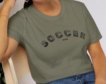 Custom Soccer Mom T-Shirt: Personalized Soccer Mama Tee