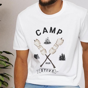T-shirts de camping personnalisés : t-shirts familiaux assortis