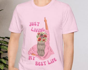Watercolor Poppy T-Shirt: Cottagecore Floral Tee for Women