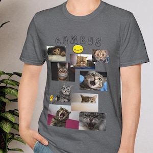 Funny Gumbus Cat T-Shirt: Meme Graphic Tee for Cat Lovers