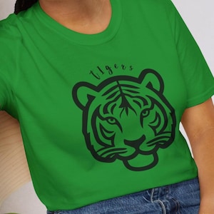 Custom Neon Mascot Shirt – Personalized Doodle Mascot Tee, Game Day Spirit Shirt, School Pride Outfit, Team Name Sweatshirt, Bright Team Tee
