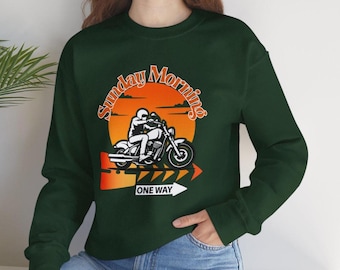 Retro Motorcycle Shirt: Sunday Morning Biker Tee