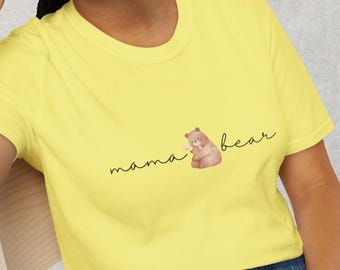 Mama Bear Sweatshirt, Custom Mama Shirt, Best Mom Gift, Personalized T-Shirt, Gift for Mom, Mother's Day Gift