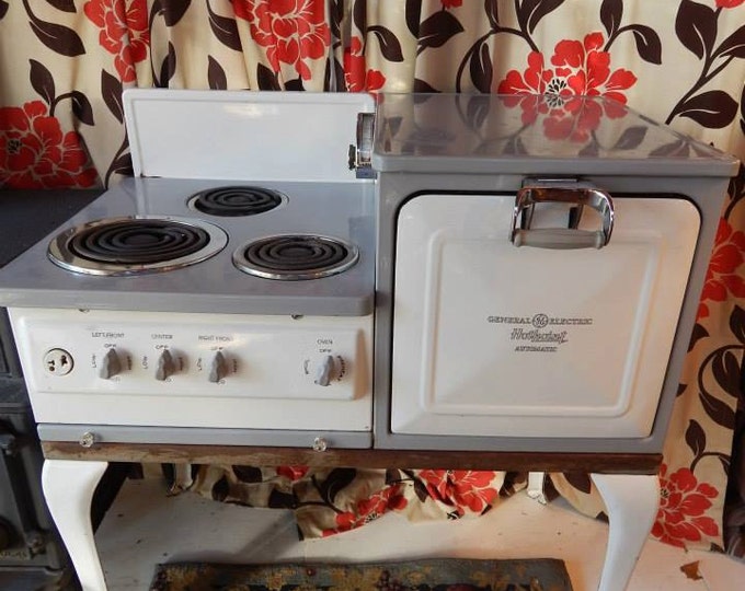 GE Antique Hotpoint Electric Stove With Oven Circa 1927 Works Etsy