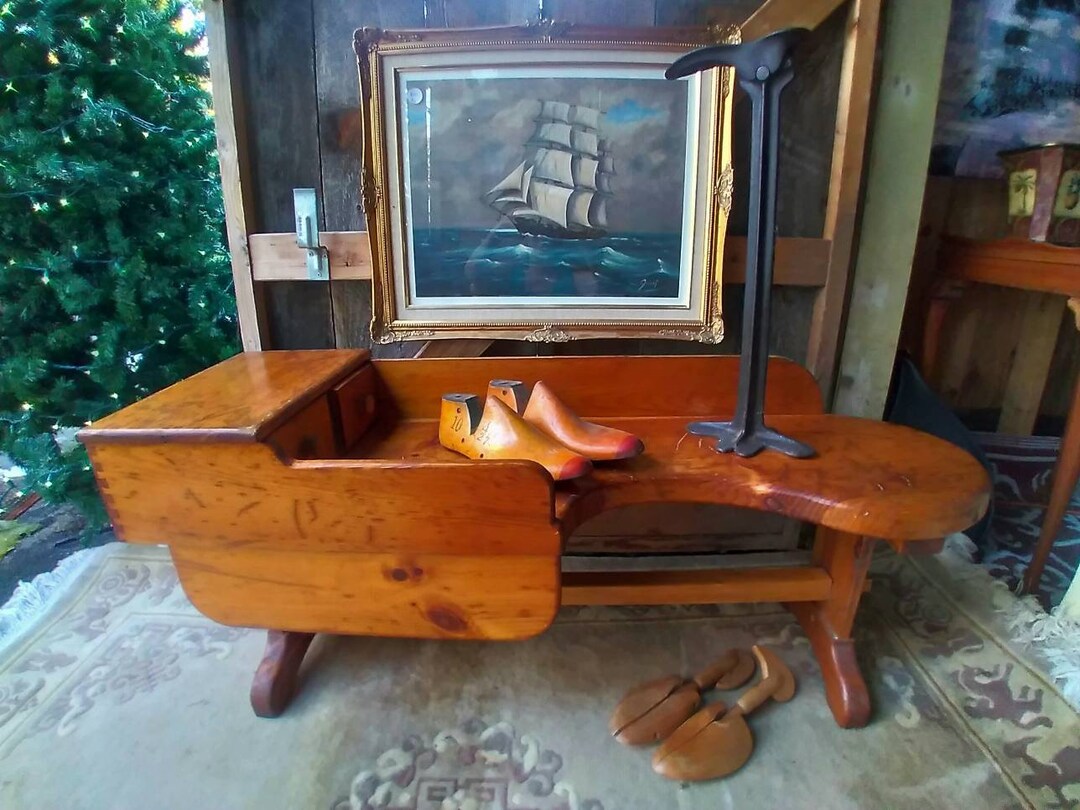 Cobblers Bench Coffee Table 1940s Etsy