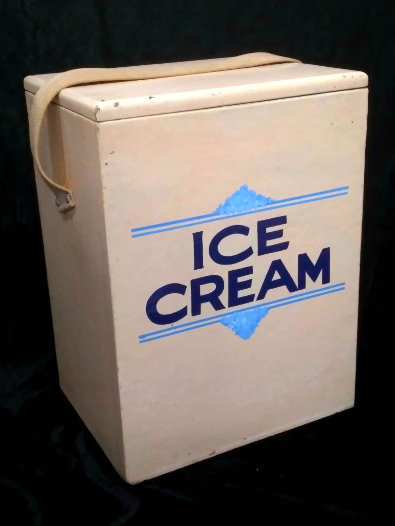 Vintage Ice Cream Box Stadium Vendor Carrying Box 1950s Etsy