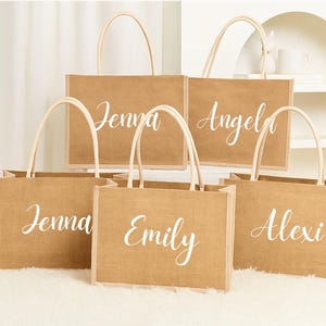 Burlap Gift Bags, Wedding Welcome Bag, Wedding Gift Bags for Guests, Wedding Favor Bag, Jute Gift Bags, Burlap Tote Bag, Welcome Bag Wedding