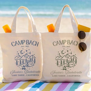 Camp Bachelorette Totes, Bachelorette Camp Bags, Bachelorette Party Favors, Camp Bachelorette Favors, Camp Bach Totes, Camp Bach Bags