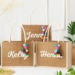 Jute Burlap Bags, Wedding Welcome Bags, Jute Bag, Gift Bag, Party Favor, Burlap Tote Bag, Wedding Favor, Bachelorette Party Favors