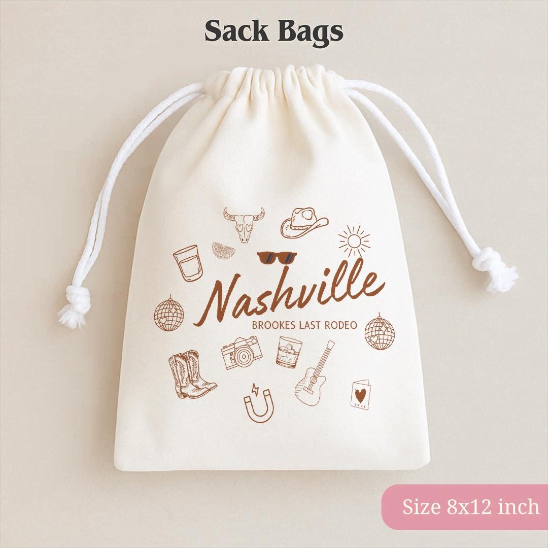 Custom Western Bachelorette Party Tote Bag, Cowgirl Bachelorette Gift ...