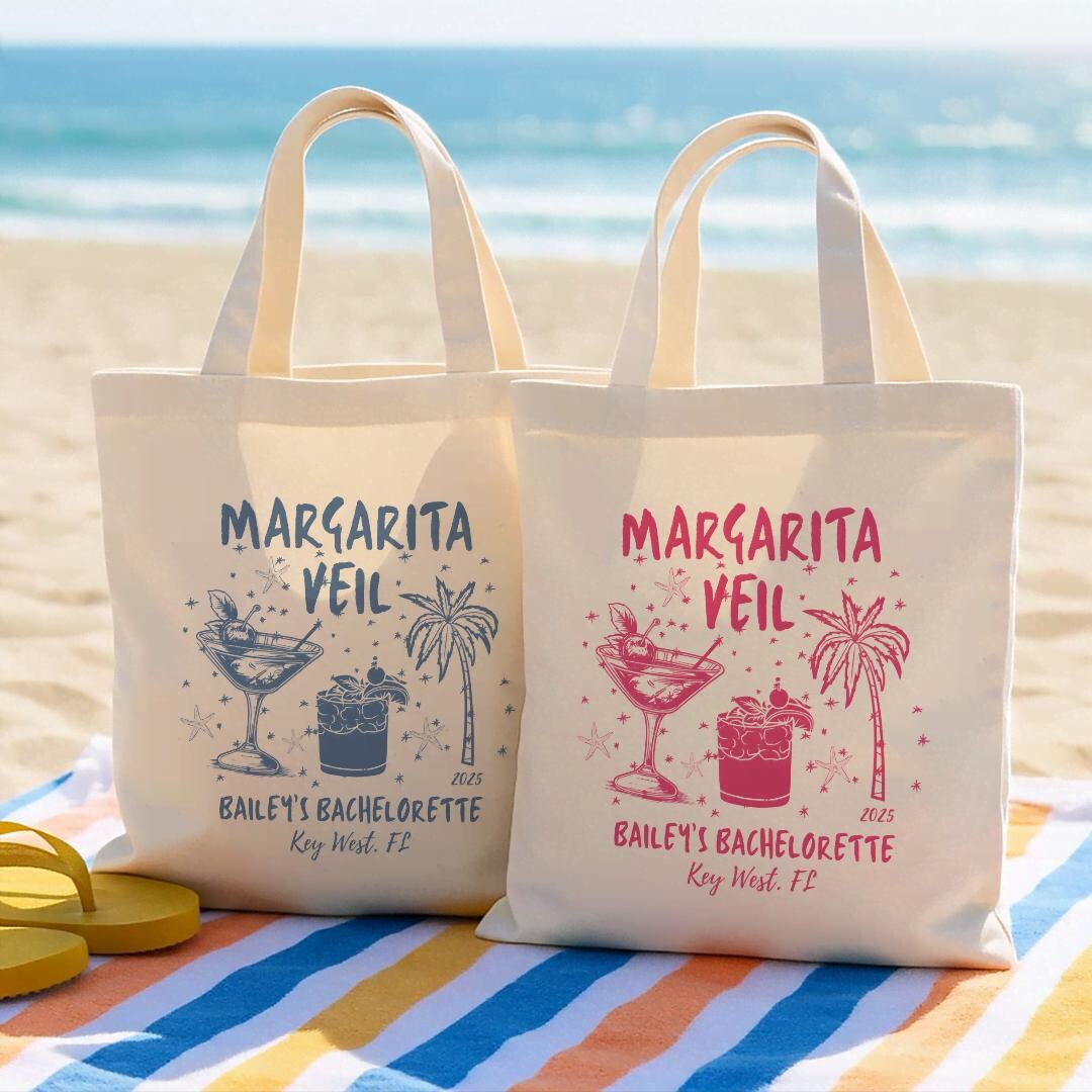 Margarita Tote Bags With Name, Personalized Bags for Mexico ...