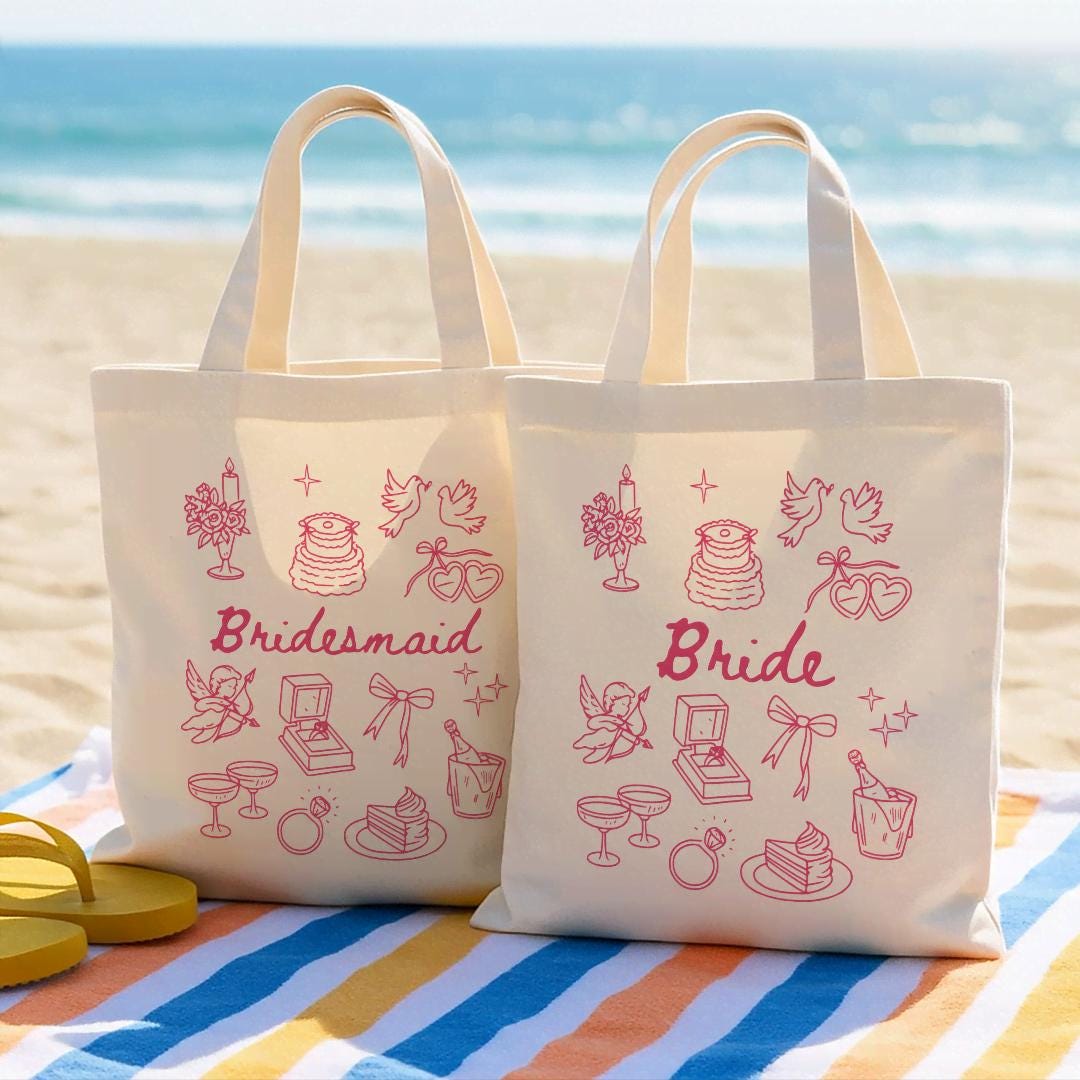 Bachelorette Party Gifts, Personalized Beach Bachelorette Tote Bag ...