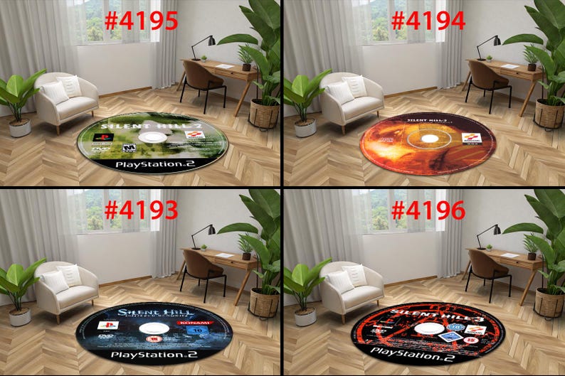 Custom Game Cover CD Rug, Gamer Room Decor - Etsy
