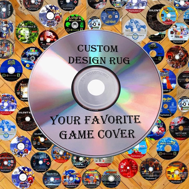 Game Disc Rug - Etsy