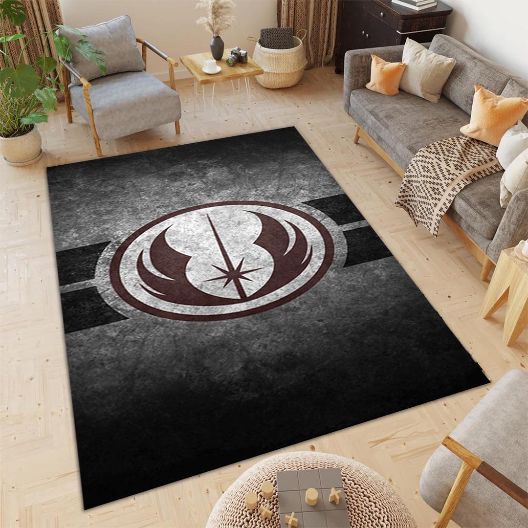 Stargate Rug Star Wars Rug, Industrial Steel Grunge Sci-fi Home Rug, Bold Light Side ...