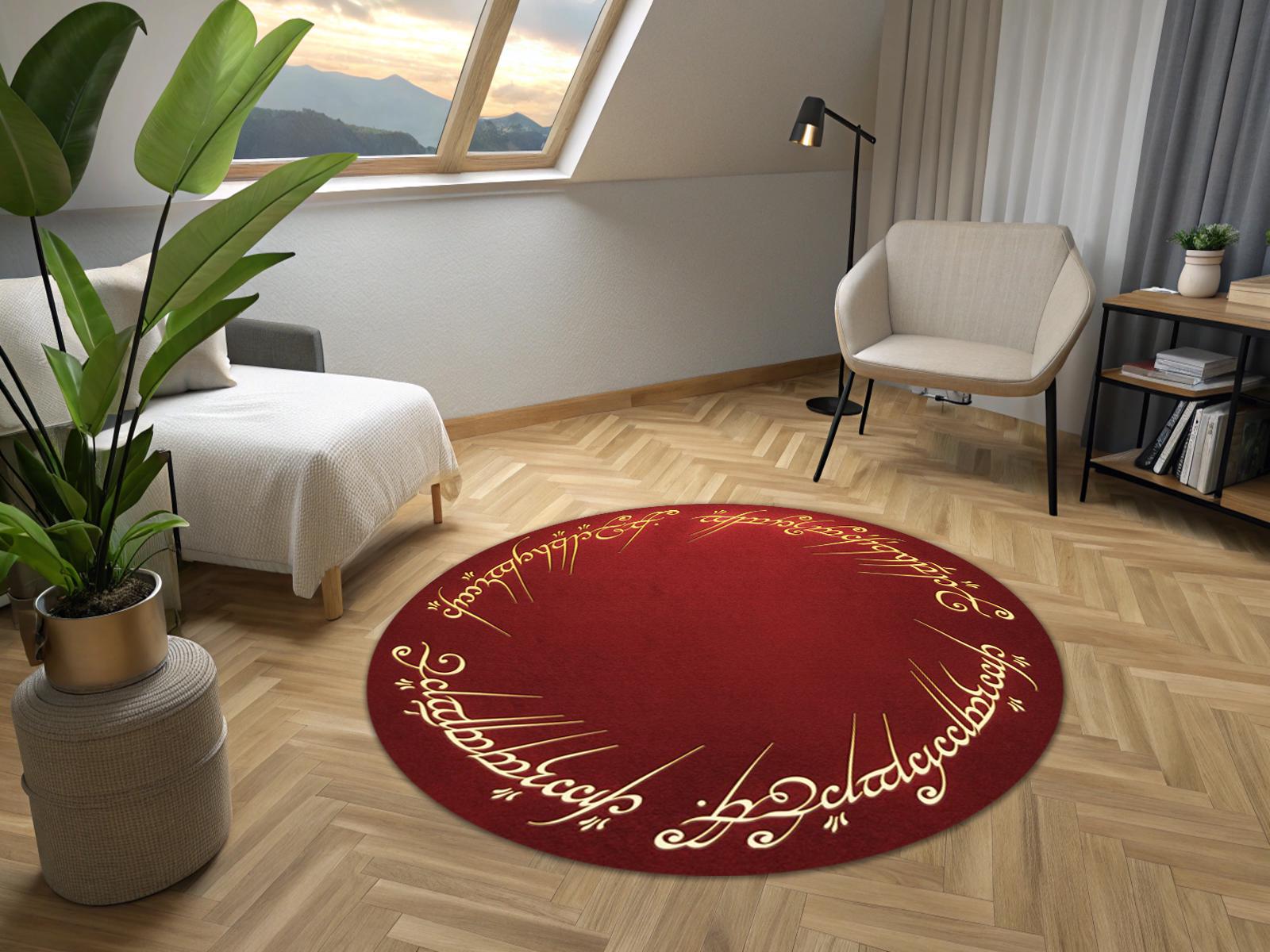 Lord of the Rings Rug: Towers Design, Super Soft Bamboo - Etsy