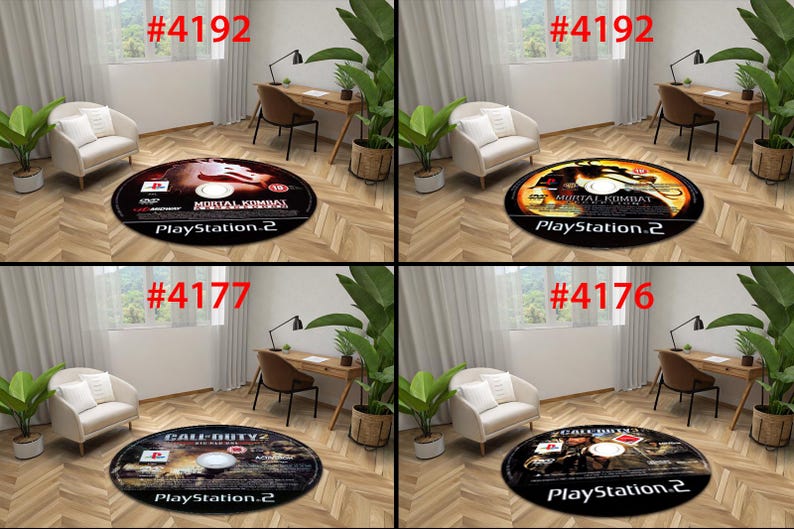 Ps3 Rugs Custom Game Cover CD Rug, Gamer Room Decor - Etsy