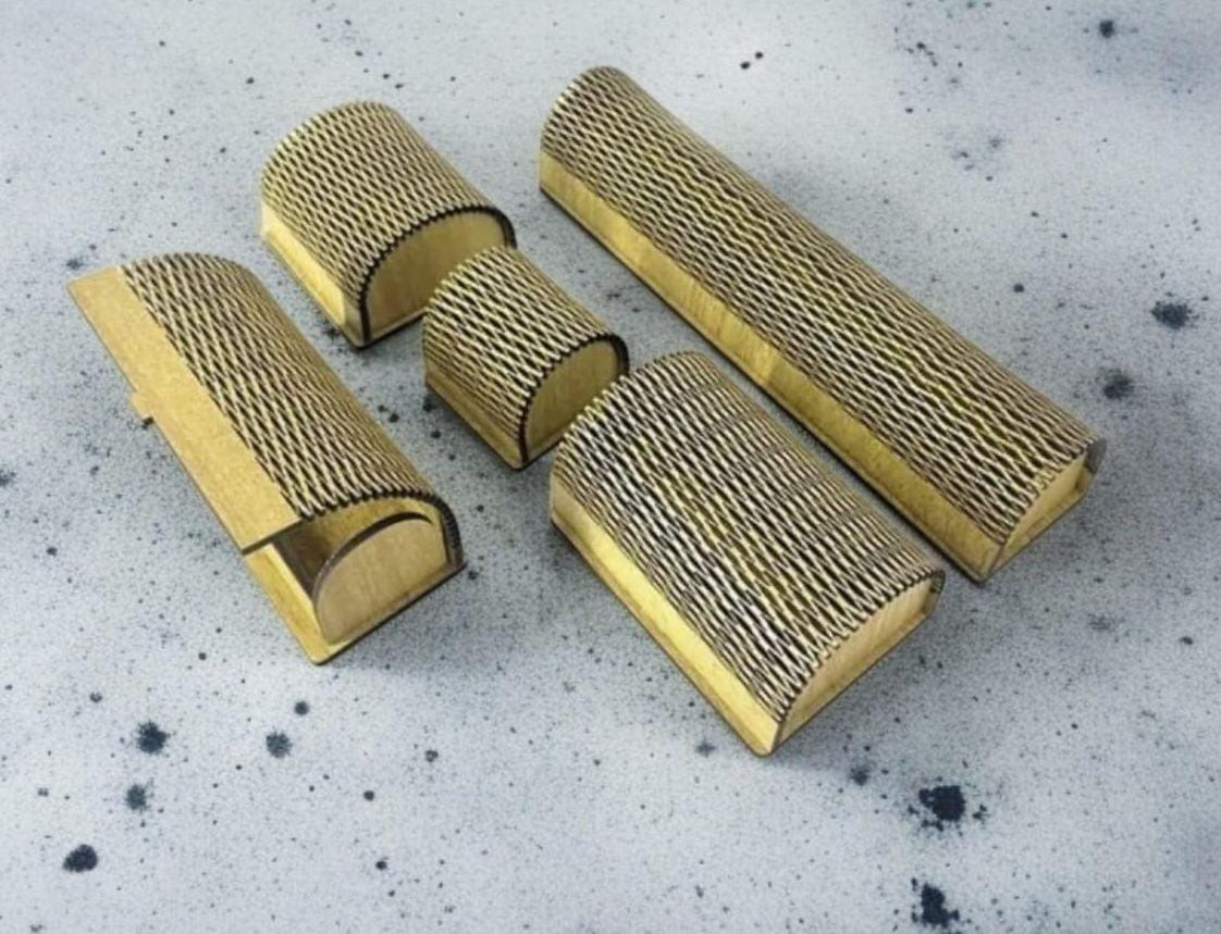 Flexible Wooden Box Templates: 5 Kerf Bending Designs (digital Download ...