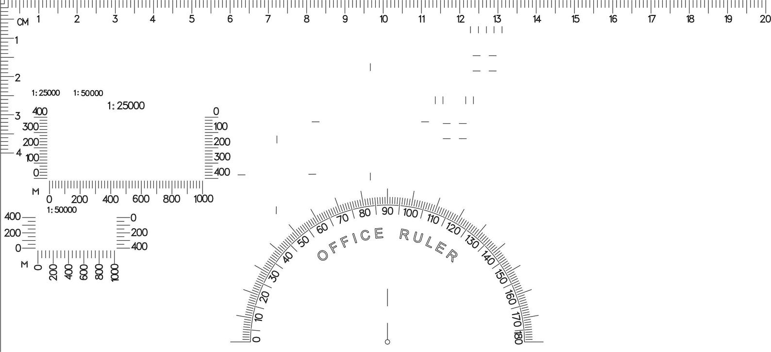 Dxf Electronics Ruler Wooden Ruler Laser Cut Dijital Files 3mm/6mm Plywood (cdr, Dxf, Ai, Svg ...