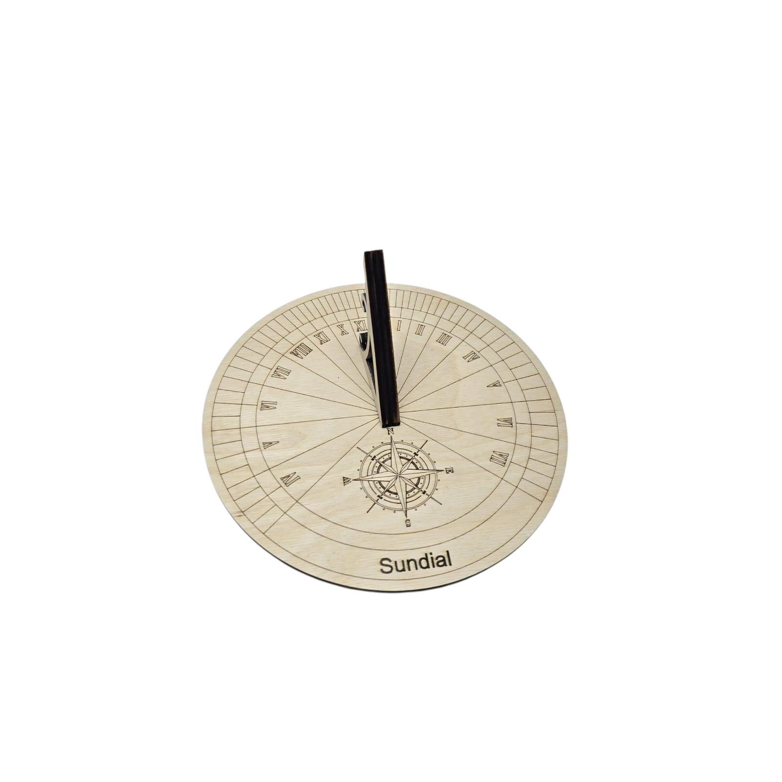 Working Wooden Sundial Laser Cut Files – CNC Template (digital Download ...