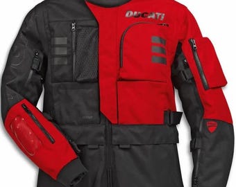 Ducati Explorer herrmotorcykeljacka | Vattentät CE-bepansrad körutrustning