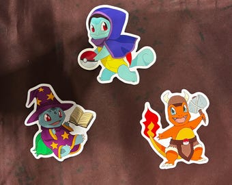 DnD Pokèmon Stickers