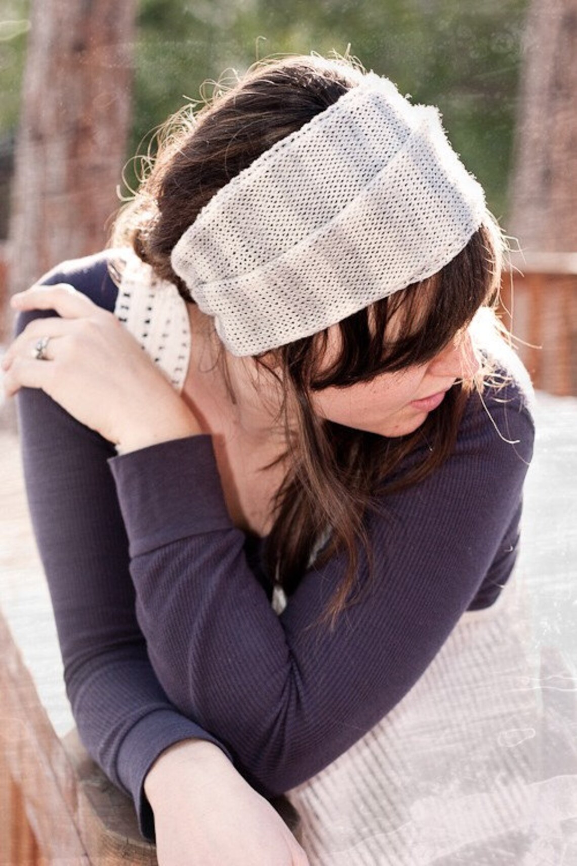 KNITTING PATTERN Stripes Head Wrap PDF Etsy