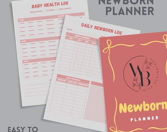 Babyplanner | Afdrukbare zorgtracker voor pasgeborenen (pdf-download)