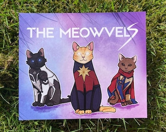 The Meowvels a5 print | The Marvels