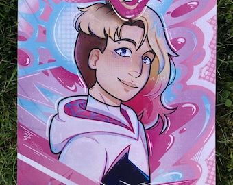 Gwen Stacy Unmasked a4 print | Spiderverse