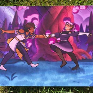 Dancing Lumity a4 print | The Owl House
