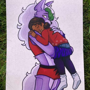 Roxy + Cassie a4 print | Five Nights at Freddy’s