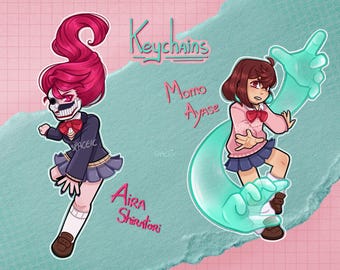 Momo Ayase / Aira Shiratori Keychains | Dan da Dan