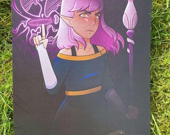 Amity Blight a4 print | The Owl House